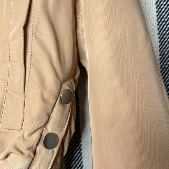 Frame Shirred Bomber Jacket - Picture 8 of 13